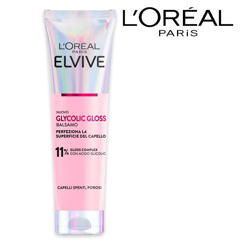 Elvive Balsamo Glycolic Gloss Capelli Spenti Porosi 150 ml — Balsamo capelli
