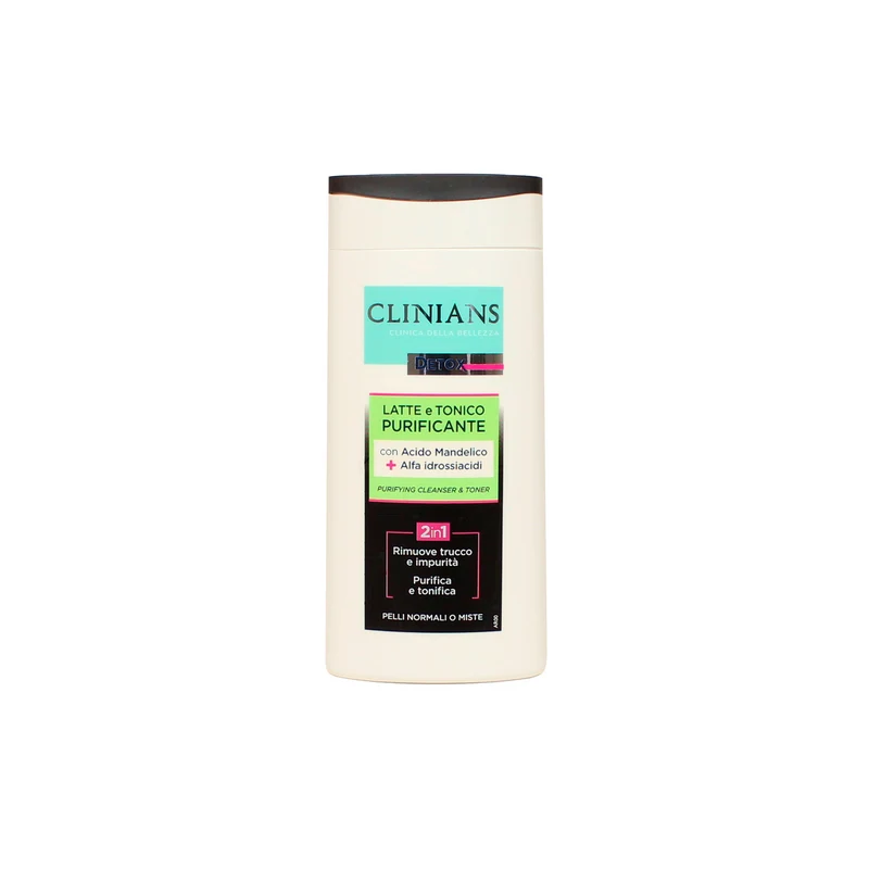 Clinians Latte Tonico 2In1 Purificante 200 ml — Detergente viso