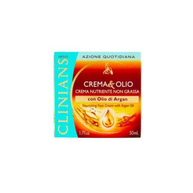 Clinians Crema & Olio Crema Nutriente Non Grassa Con Olio Di Argan 50 ml — Crema corpo
