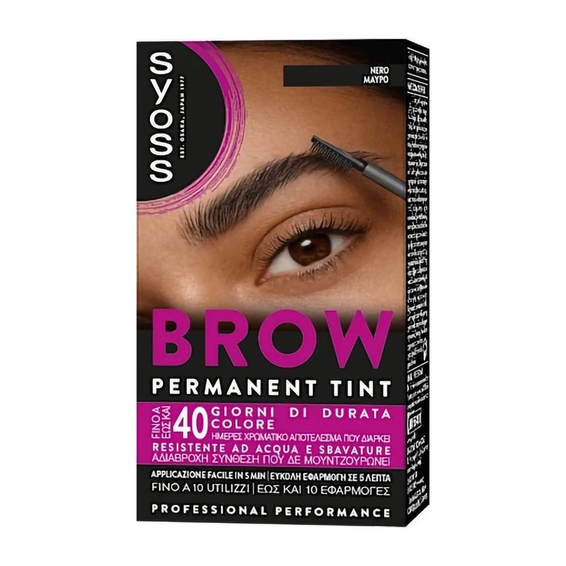 Syoss Kit Tinta Sopracciglia Nero — Tintura sopracciglia