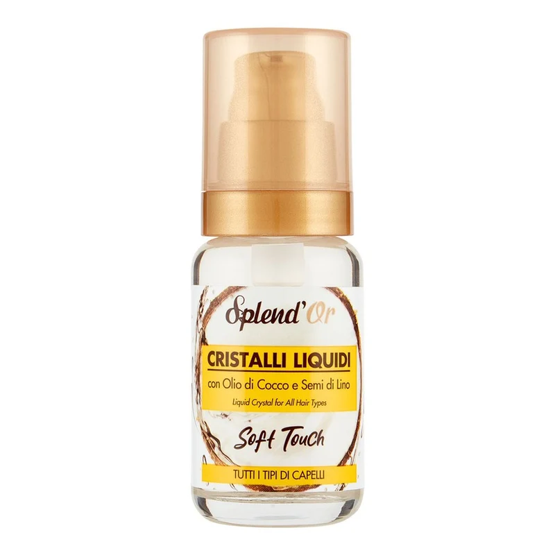 Splend'or Cristalli Liquidi Con Semi Di Lino E Olio Di Cocco 50 ml — Cristalli liquidi capelli