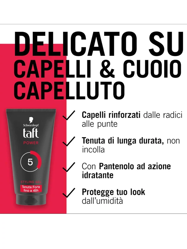 Schwarzkopf Styling Gel Power Grado Di Tenuta 5 150 ml — Gel per capelli