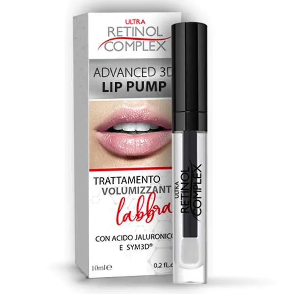 Retinol Complex Lip Pump 3D Advanced Trattamento Volumizzante Labbra 10 ml — Trattamento volumizzante labbra