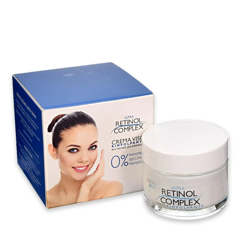 Retinol Complex Crema Viso Rimpolpante Acido Jaluronico 50 ml — Crema viso