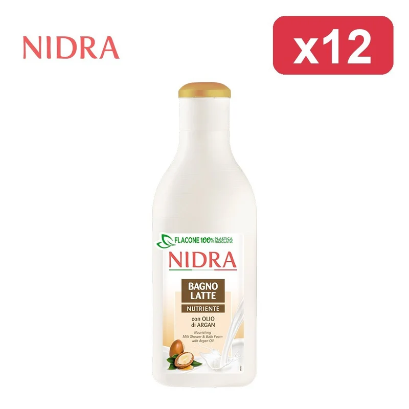 Nidra Latte Nutriente Argan 750 ml — Bagnoschiuma