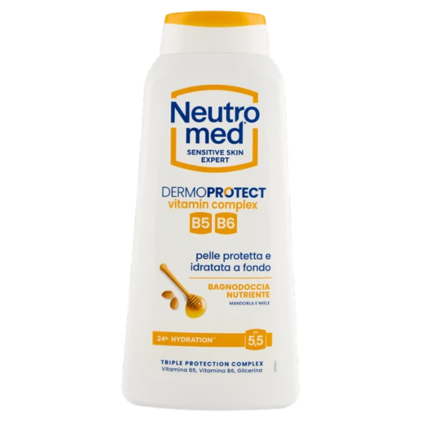 Neutromed Dermoprotect Vitamin Complex Mandorla e Miele pH 5,5 600 ml — Bagnodoccia