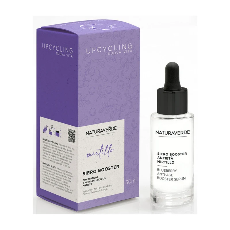 Naturaverde Siero Booster Mirtillo E Acido Ialuronico Antieta 30 ml — Siero viso
