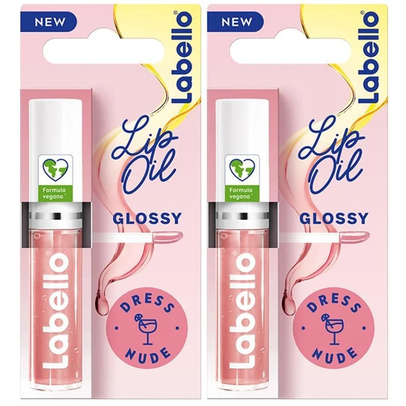 Labello Lip Oil Glossy Nude — Olio labbra