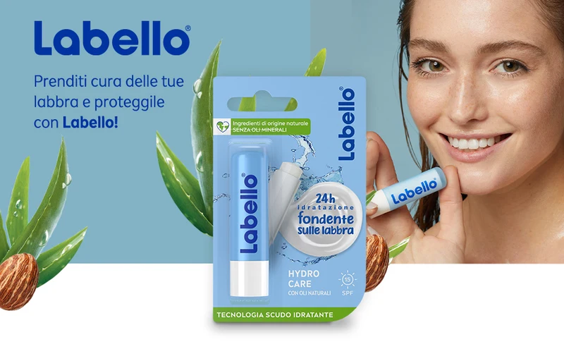 Labello Hydro Care 24H Idratazione Spf15 5.5 ml — Balsamo labbra protettivo