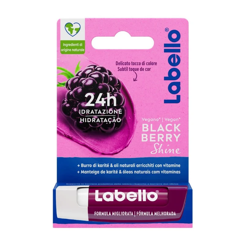 Labello Blackberry Shine 24H Idratazione 5.5 ml — Balsamo labbra