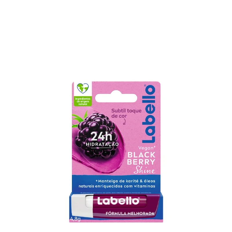 Labello Blackberry Shine 24H Idratazione 5.5 ml — Balsamo labbra
