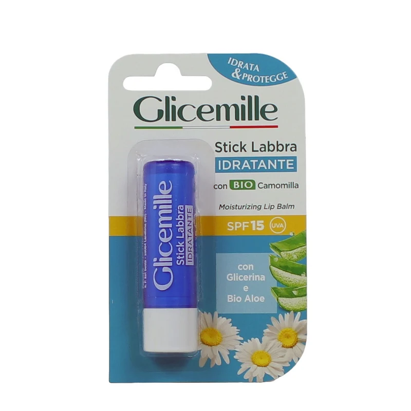 Glicemille Stick Labbra Idratante SPF 15 — Stick labbra solare
