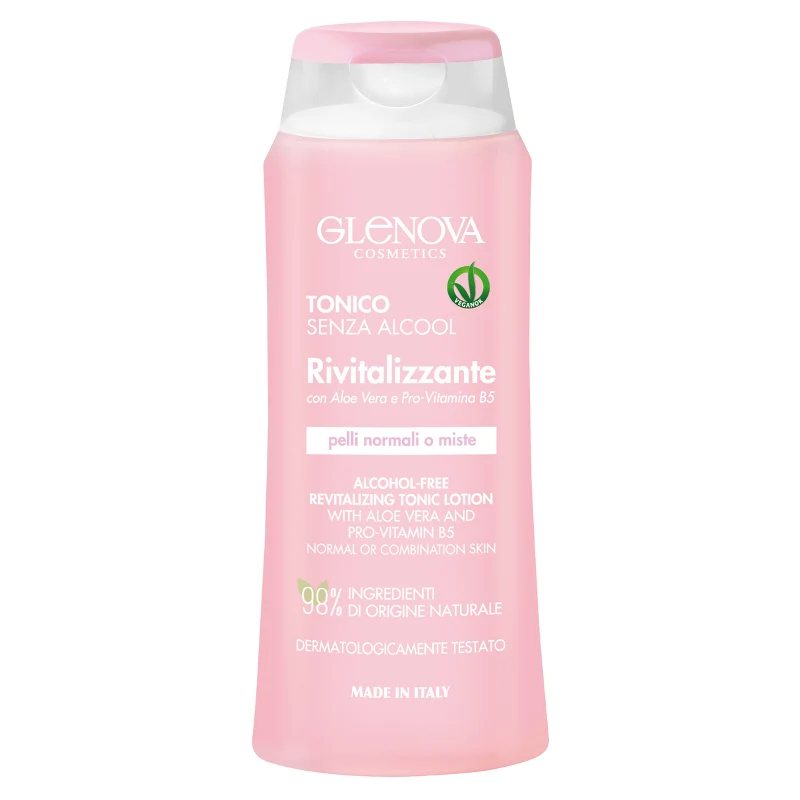 Glenova Tonico Senza Alcool Rivitalizzante Pelli Normali O Miste 200 ml — Tonico viso