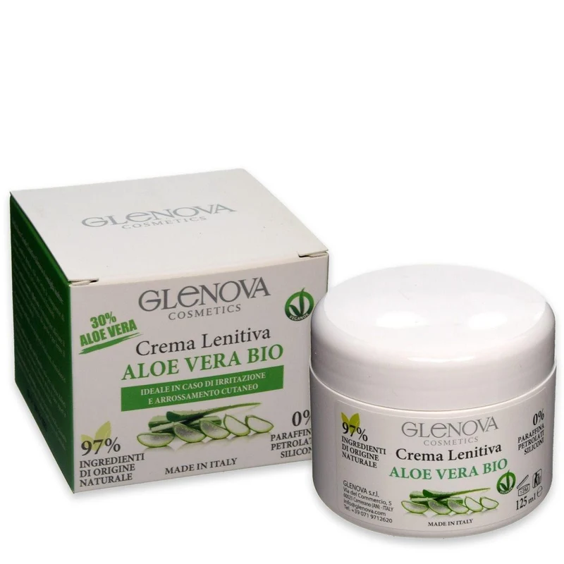 Glenova Crema Lenitiva Aloe Vera Bio 125 ml — Crema corpo