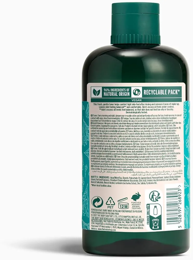 The body shop Seaweed Lozione Tonica Equilibrante 250 ml — Tonico viso