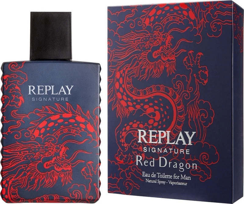 Replay Signature Red Dragon EDT 30 ml Unisex — Eau de Toilette