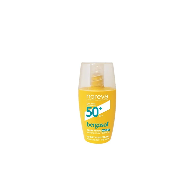 Noreva Bergasol SPF50+ Crema Fluido Pocket 30 ml — Solare viso