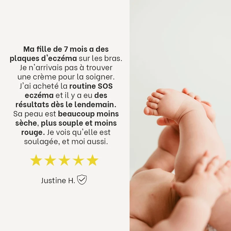 Routine SOS eczéma - Bébé