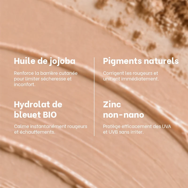 Soin correcteur de teint apaisant - SPF30