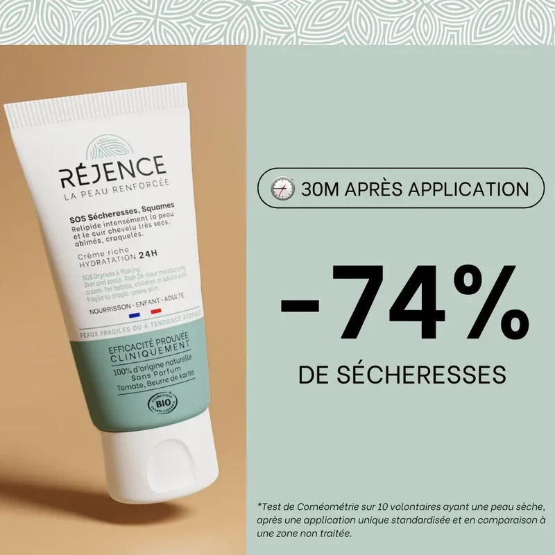 Crème riche SOS sécheresses, squames 40mL - Cuir chevelu