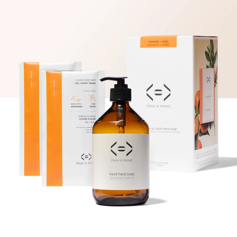 coffret prestige - gel lavant mains 500 ml [mandarine + sauge]
