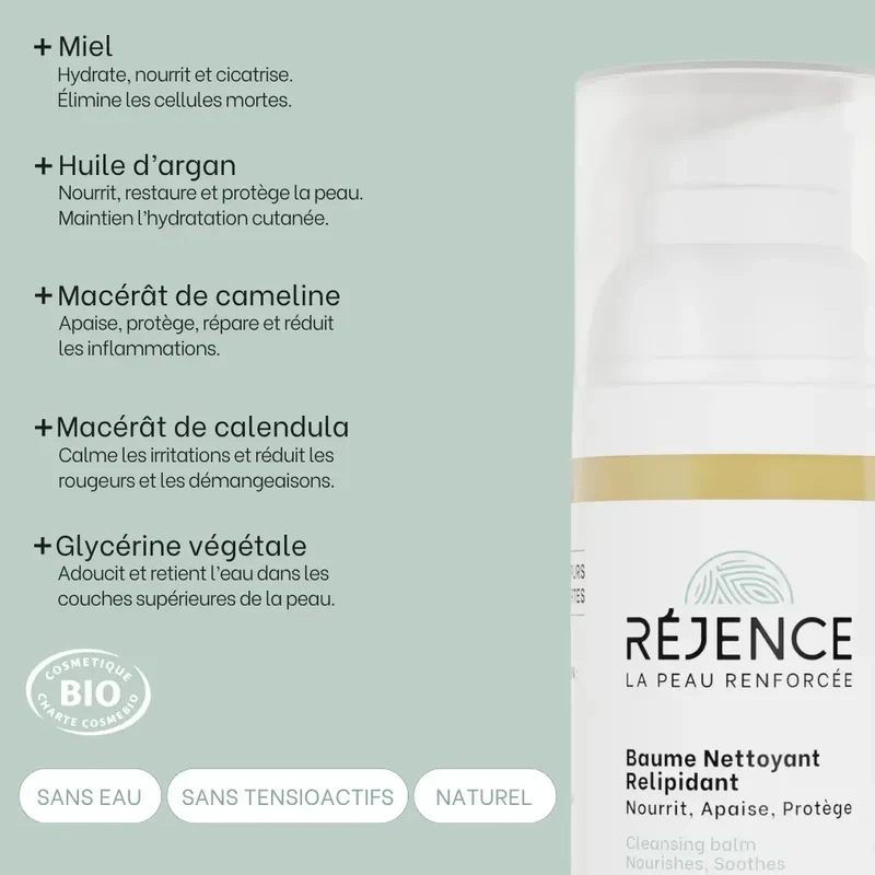 Baume nettoyant relipidant