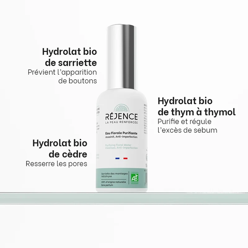 Eau florale purifiante