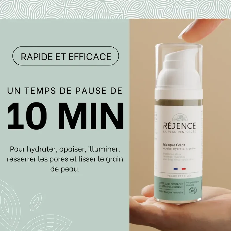 Masque éclat gommage enzymatique