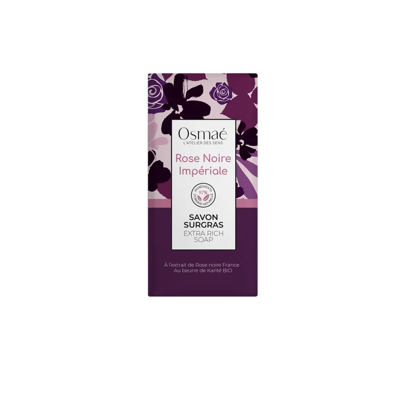 Savon surgras Rose Noire Impériale
