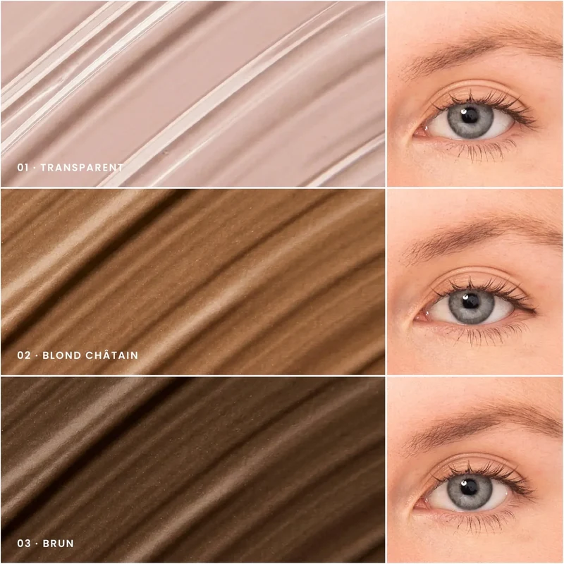 Gel à sourcils transparent