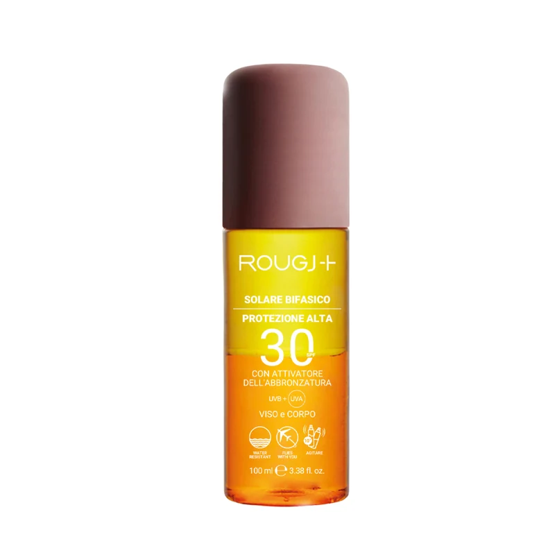 Solare Bifasico SPF30 con attivatore di melanina 100ml