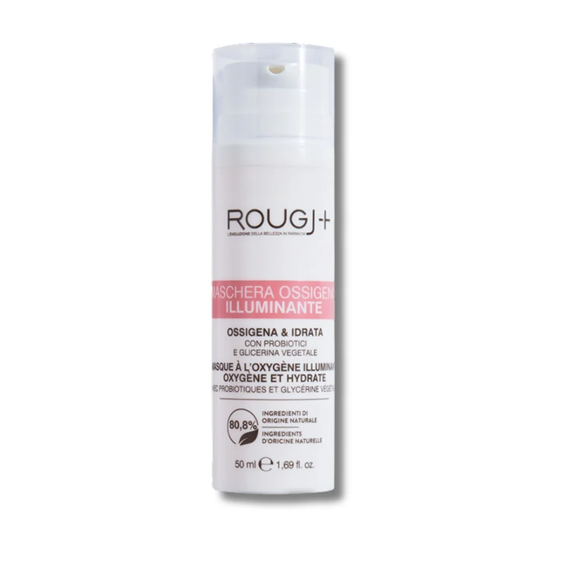 Maschera viso all'ossigeno illuminante