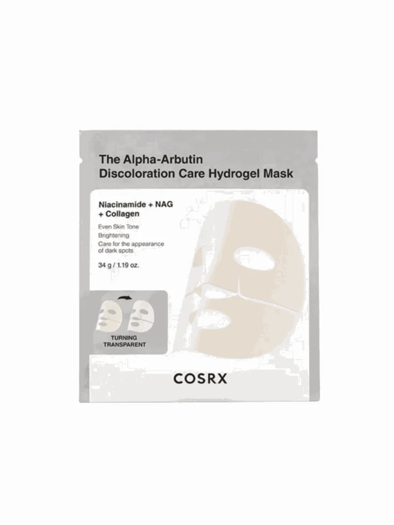 Cosrx Arbutin Discolorazione Hydrogel 34g 3 pz — Maschera viso