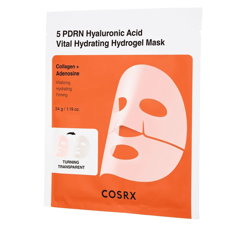 Cosrx 5 PDRN Acido Ialuronico Hydrogel 34g 3 pz — Maschera viso