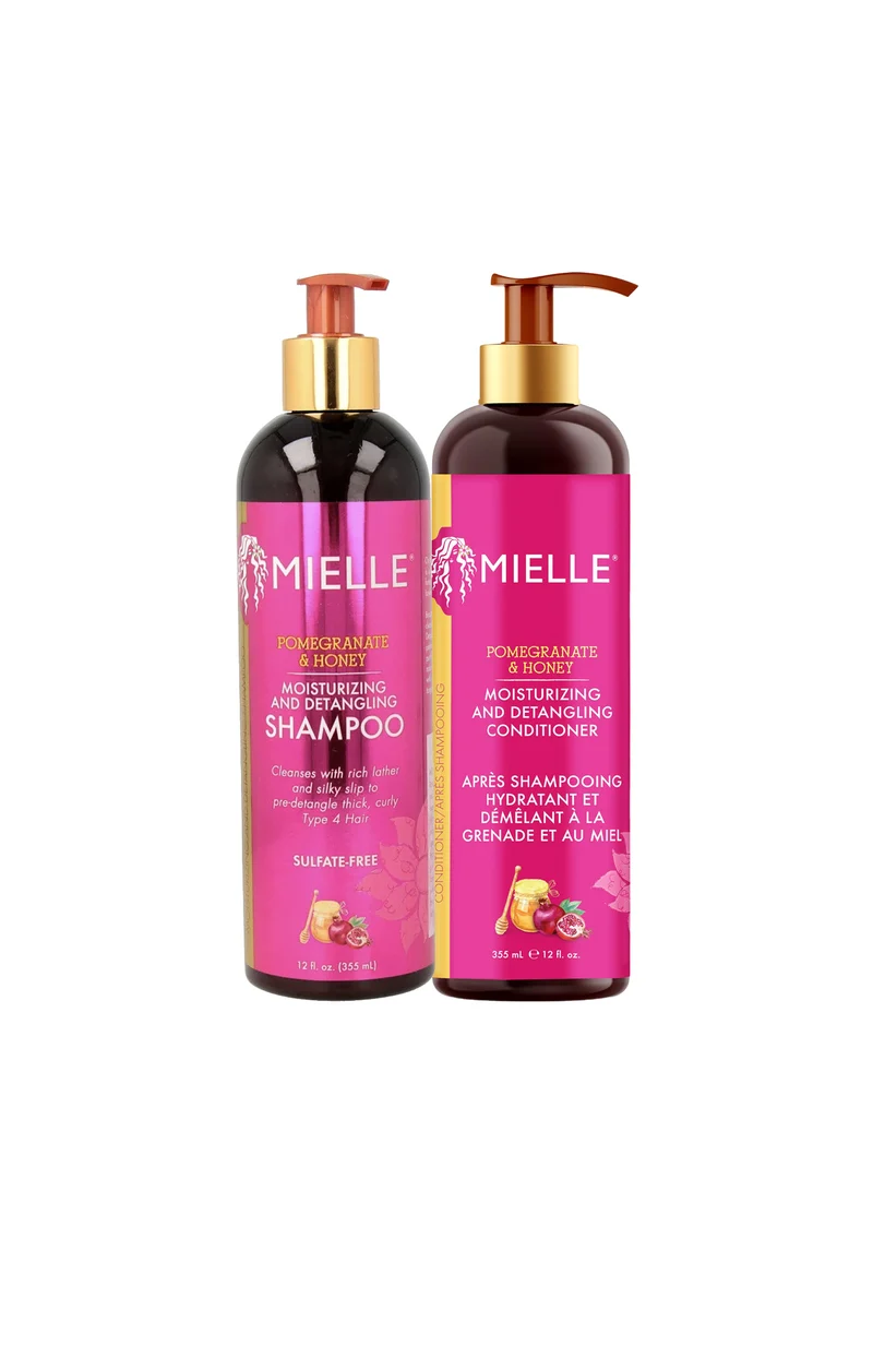 Shampoing & après shampoing hydratants démêlants - Grenade & miel - 2 produits