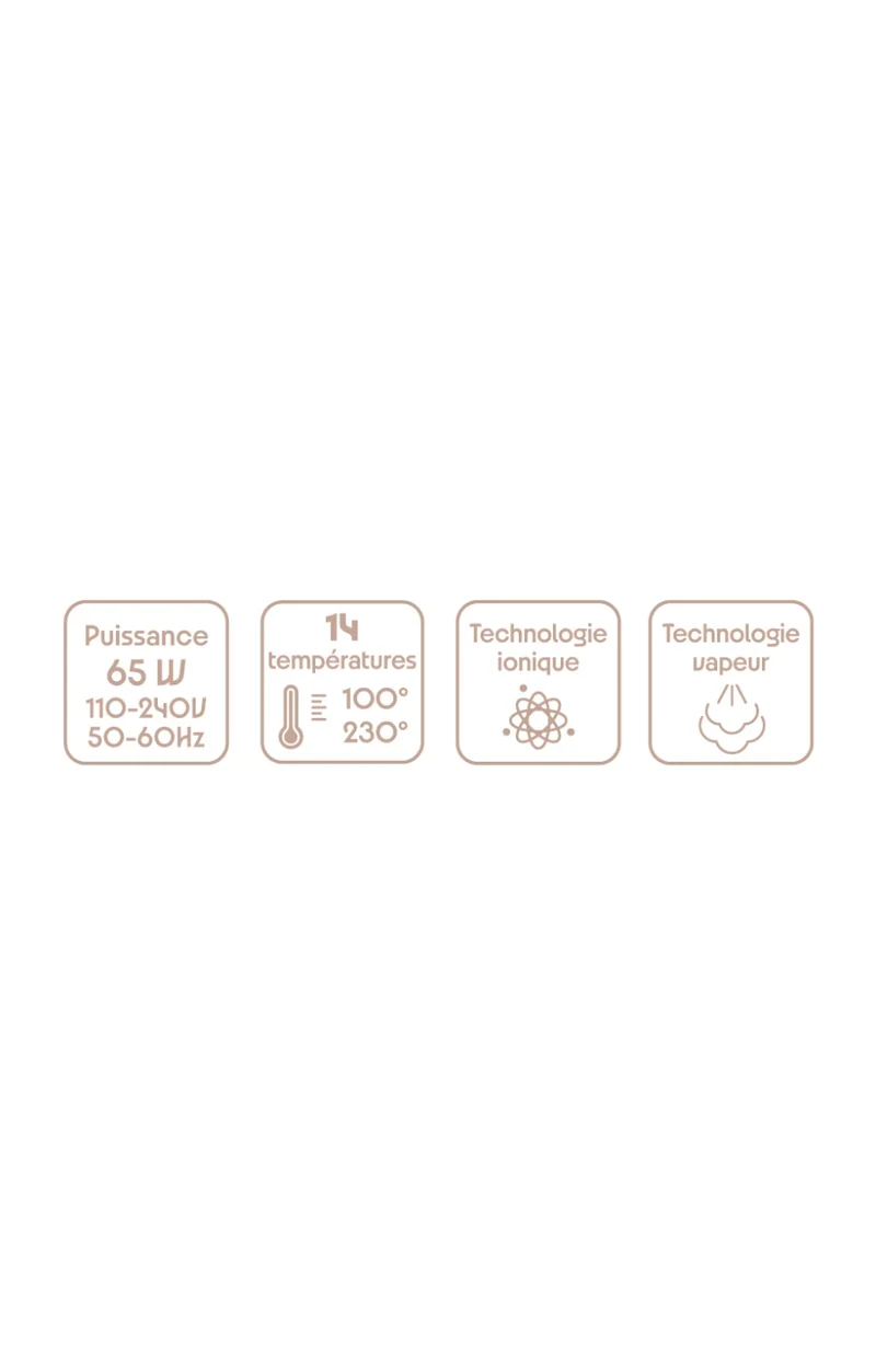 Lisseur vapeur - Steam Hair 230