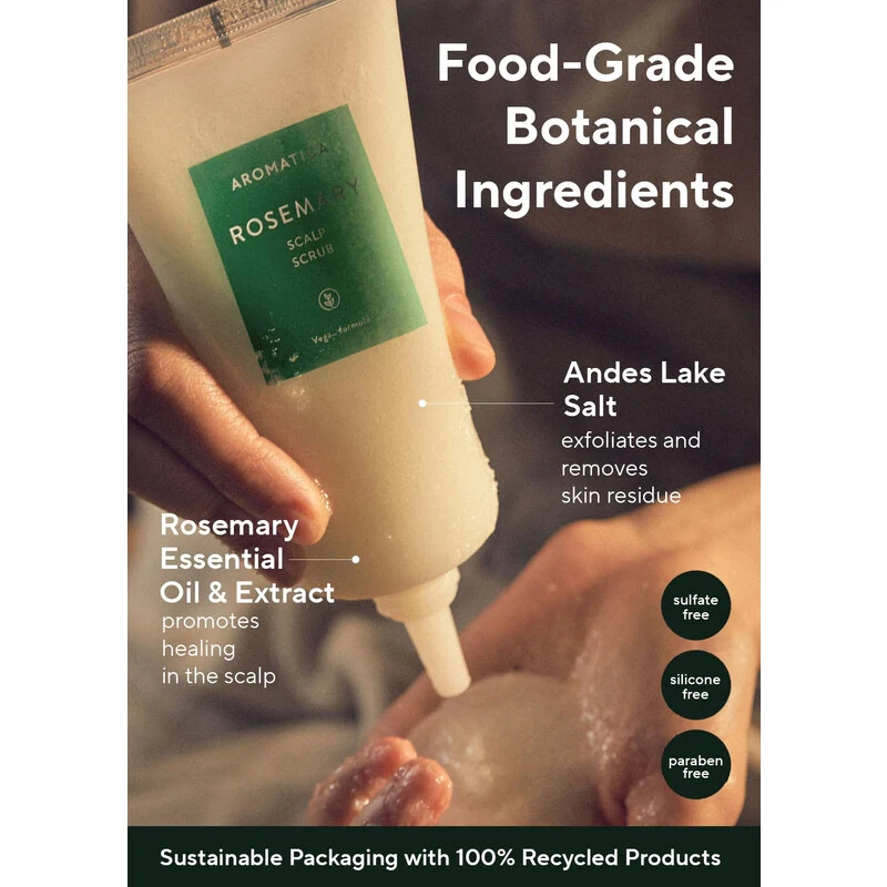 Aromatica Rosemary Scalp Scrub Cuoio Capelluto 165g — Scrub cuoio capelluto