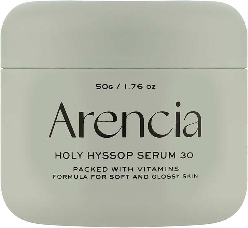 Arencia Holy Hyssop Siero 30 Siero Viso Idratante Intensivo 50 g — Siero Viso
