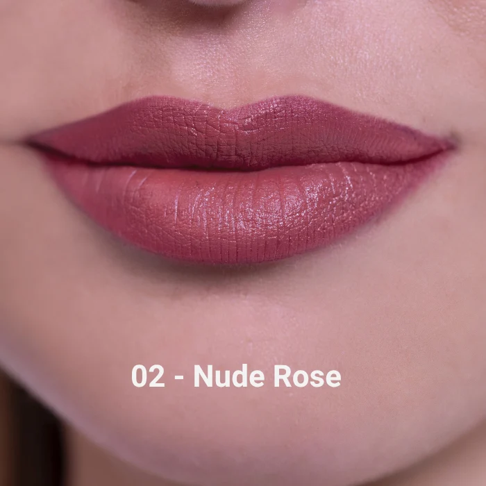Rossetto Cremoso Colore Pieno 02 - Nude Rose