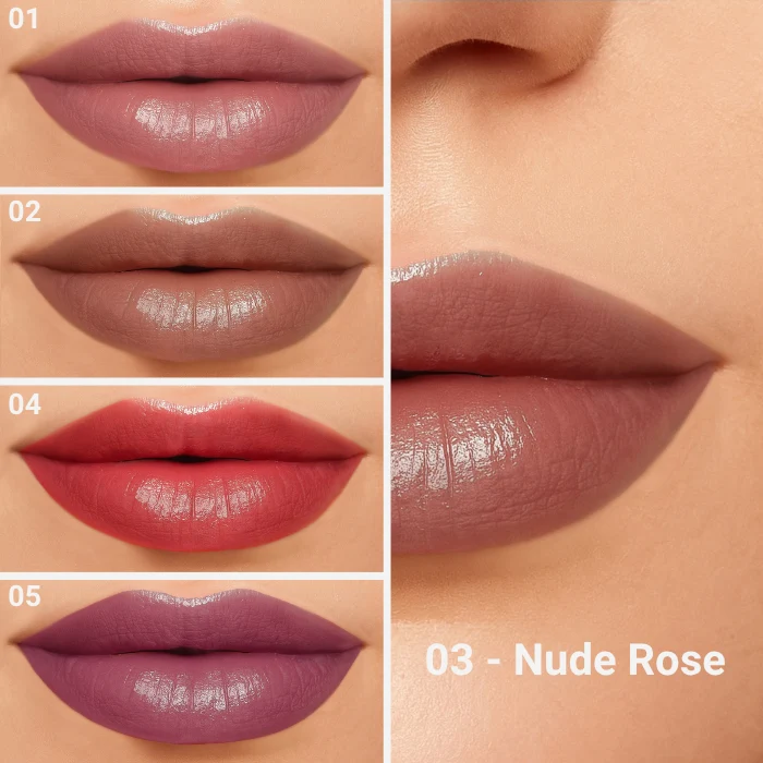 Rossetto Idratante Effetto Gloss 3 - Nude Rose