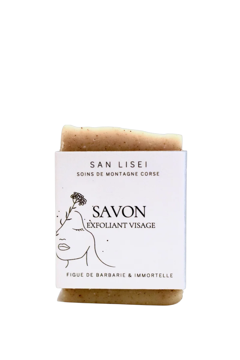 Savon exfoliant visage