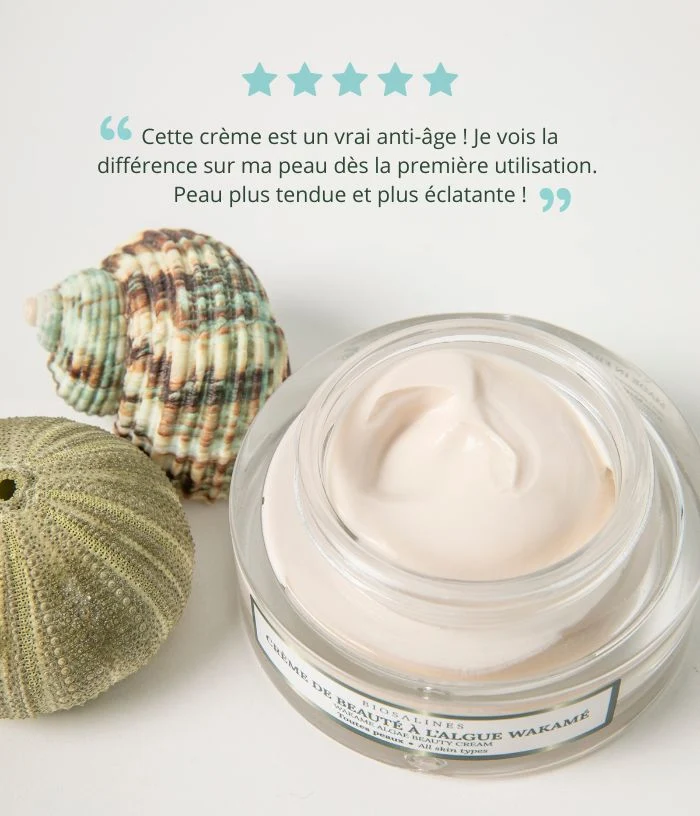 Crème de Beauté à l'Algue Wakamé
