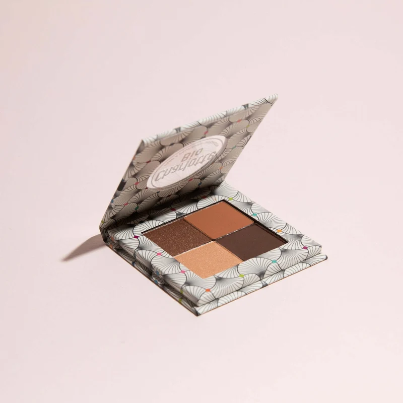Palette de 4 fards à paupières BIO - Nude Brun