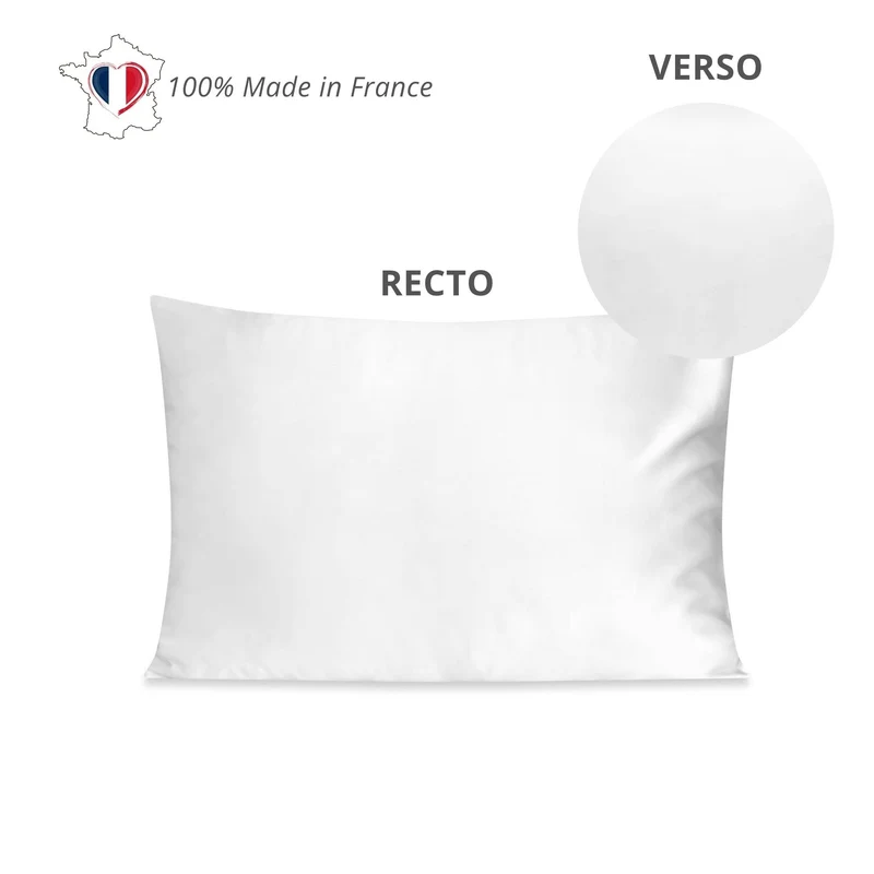 Taie d'oreiller en soie – Made in France – [Soie bio grade 6A] – SILKBIOTIC
