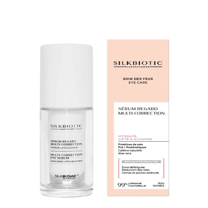Sérum regard multi-correction – Soin contour des yeux – 15ml – SILKBIOTIC