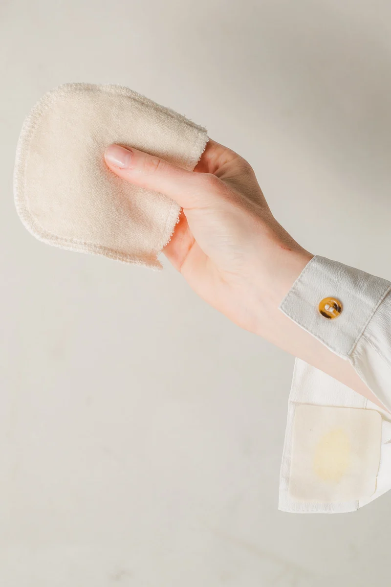 Gants nettoyants et démaquillants en coton BIO - 3 gants