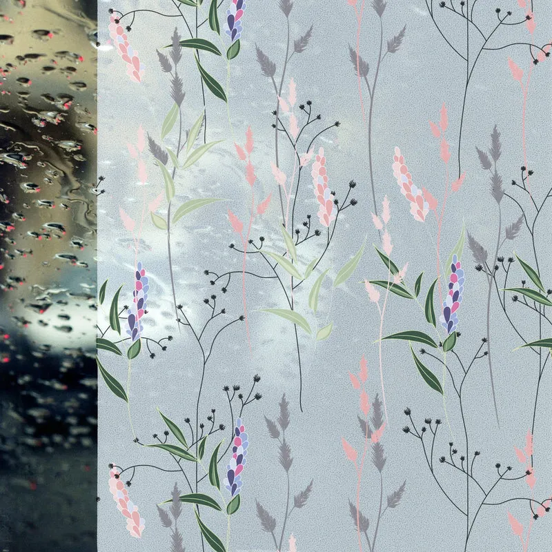 Vitrostatic Sichtschutzfolie Fenster "Blumen"
