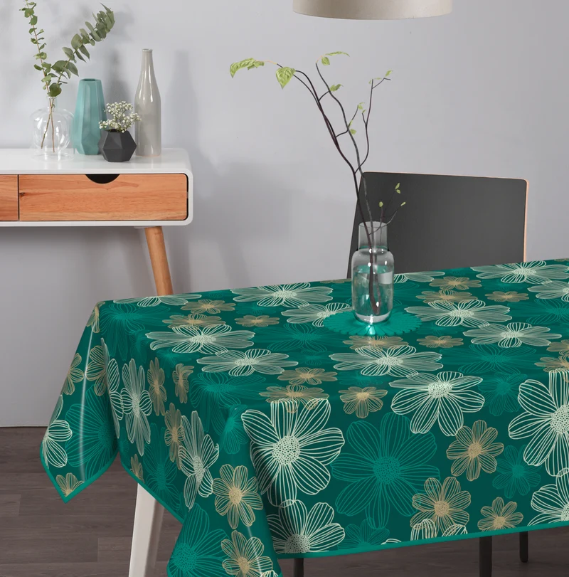 Wachstischdecke Blumen