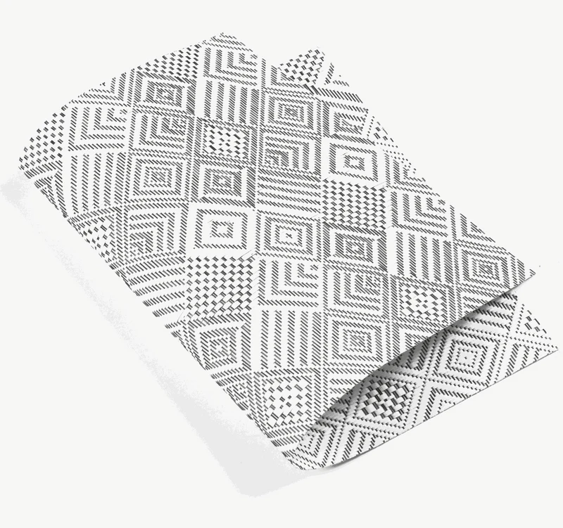 gewebtes Tischset Geometrie