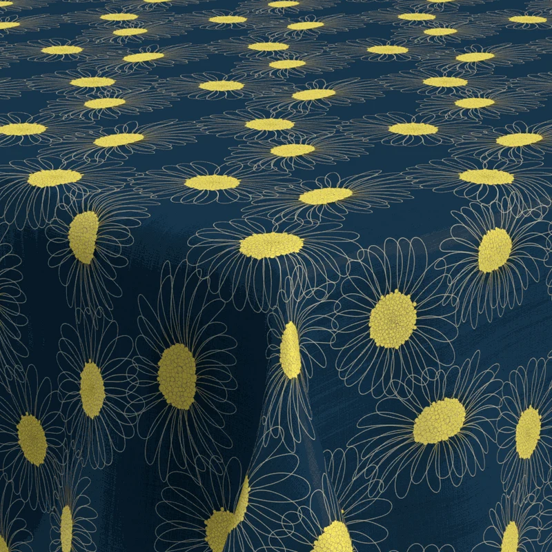Textile Tischdecke Blumen